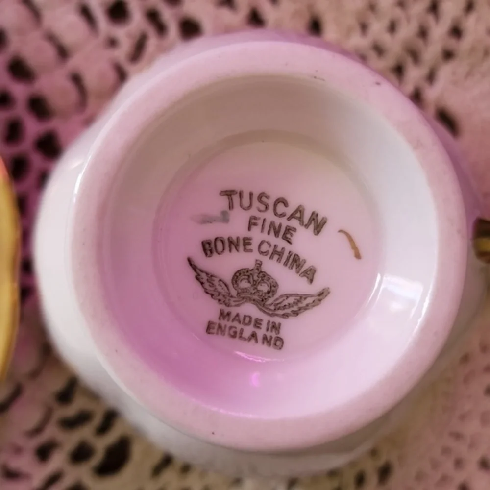 Tucson fine‎ bone china cup an saucer